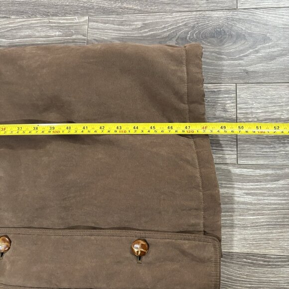 VTG Fennelli Limited Edition Womens Full Length Brown Winter Coat Size 15/16 Fur - Picture 4 of 16